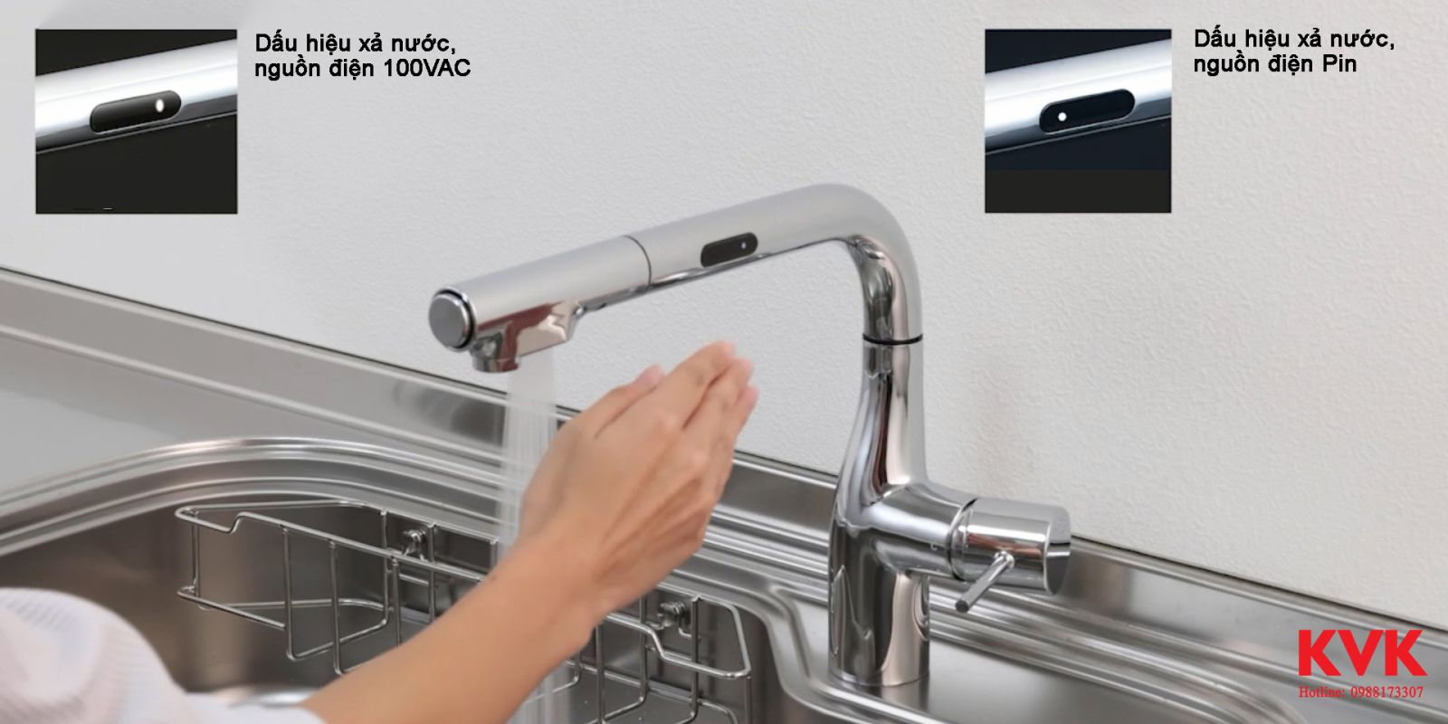 Vòi rửa bát KVK KM6111EC