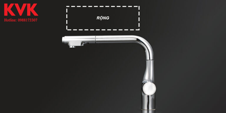 Vòi rửa bát KVK KM6101EC