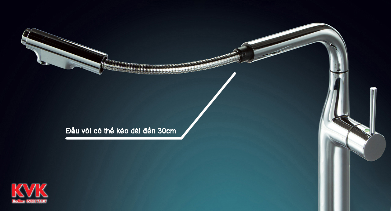 Vòi rửa bát KVK KM6101EC